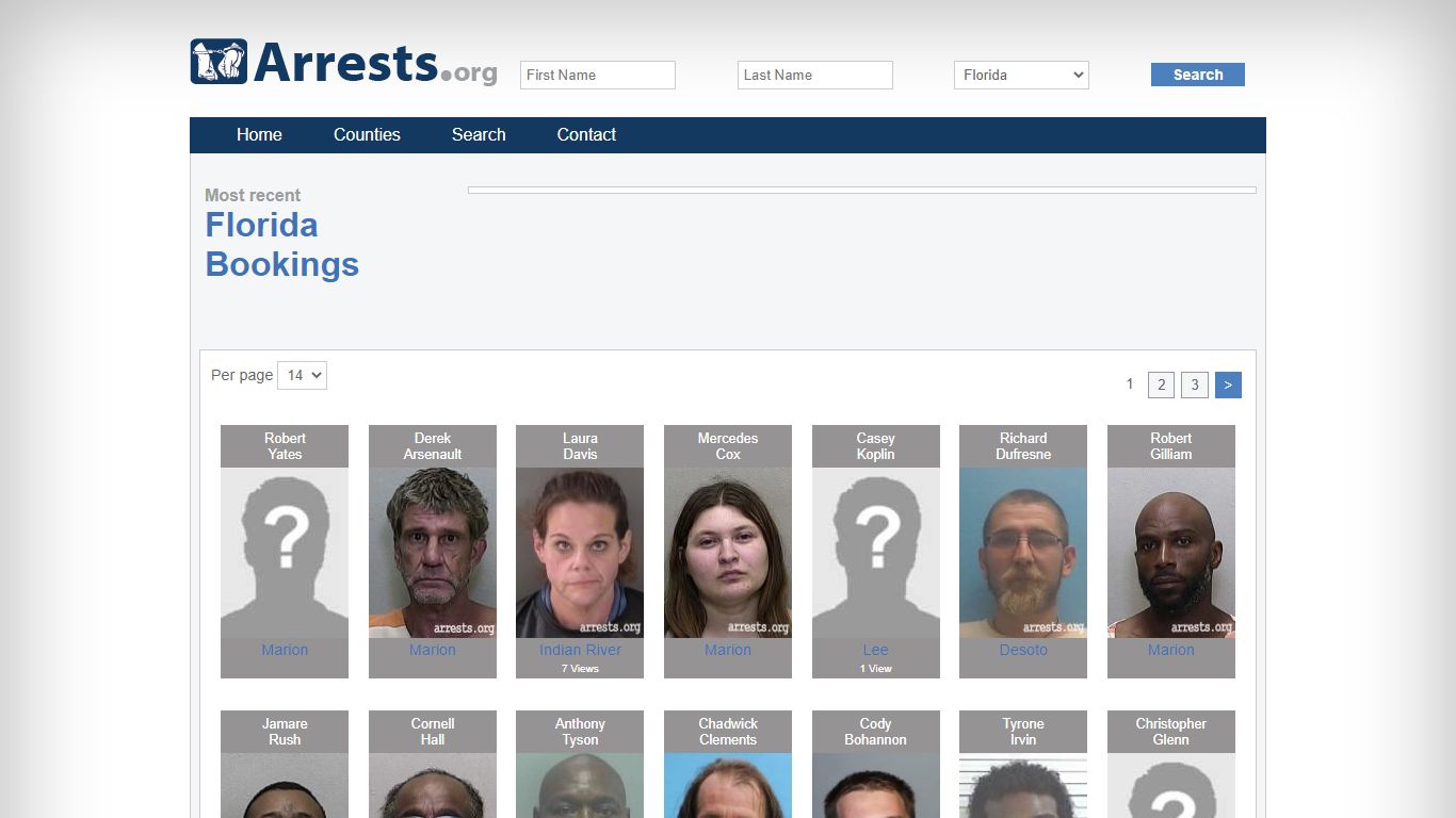 Florida Arrests and Inmate Search